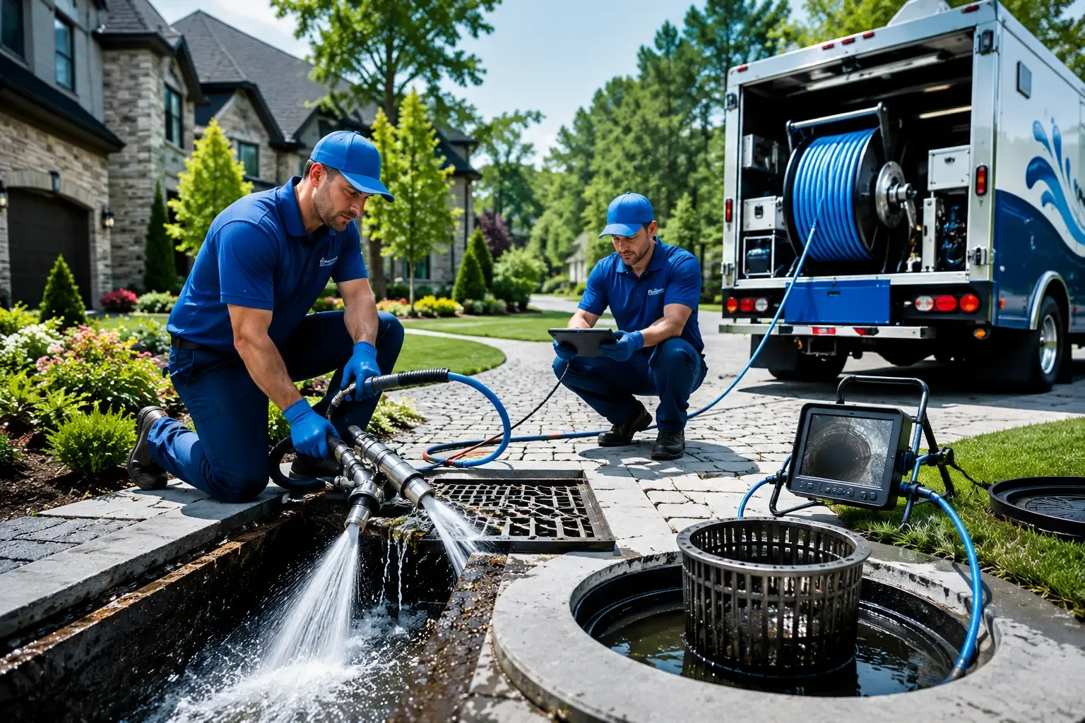 Local outdoor drain cleaning professionals in Sandwich, IL